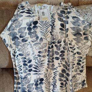 TANK #001 LuLaRoe Leaf Print Tank Top